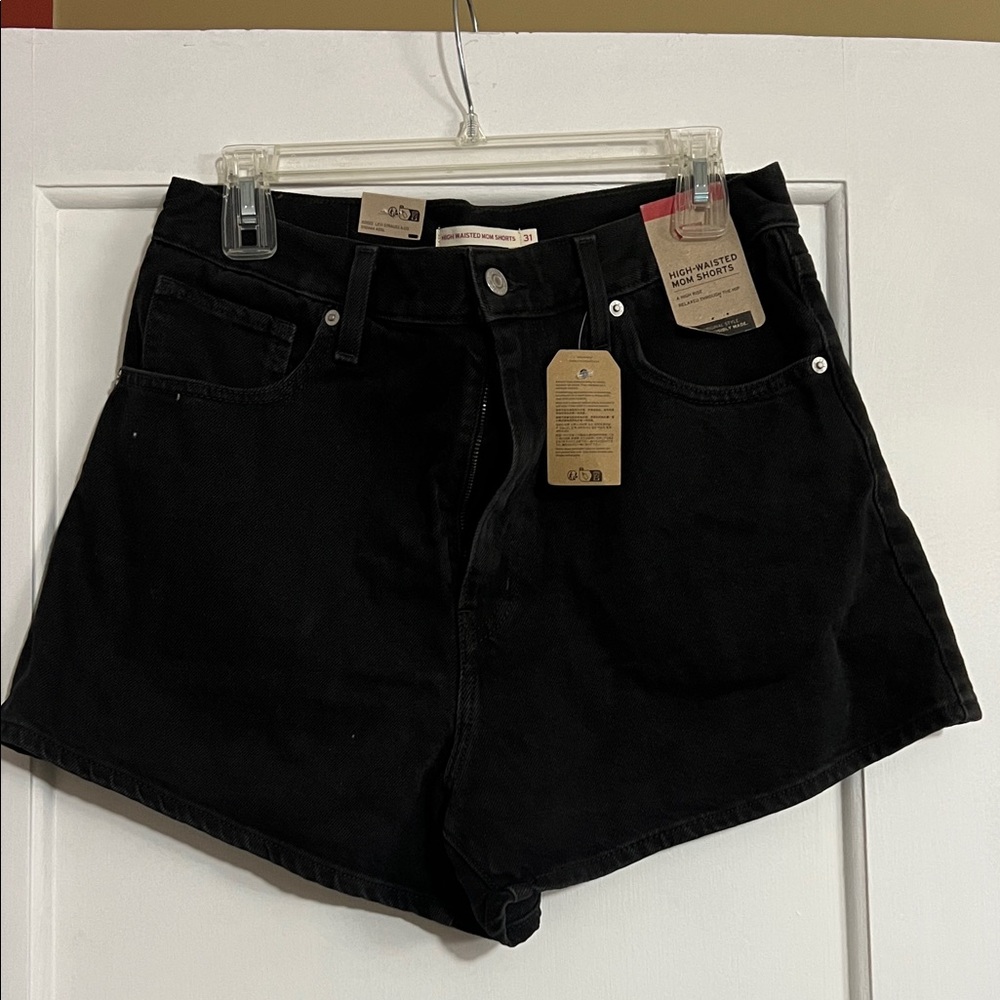 Levi's Women's Black Jean Shorts